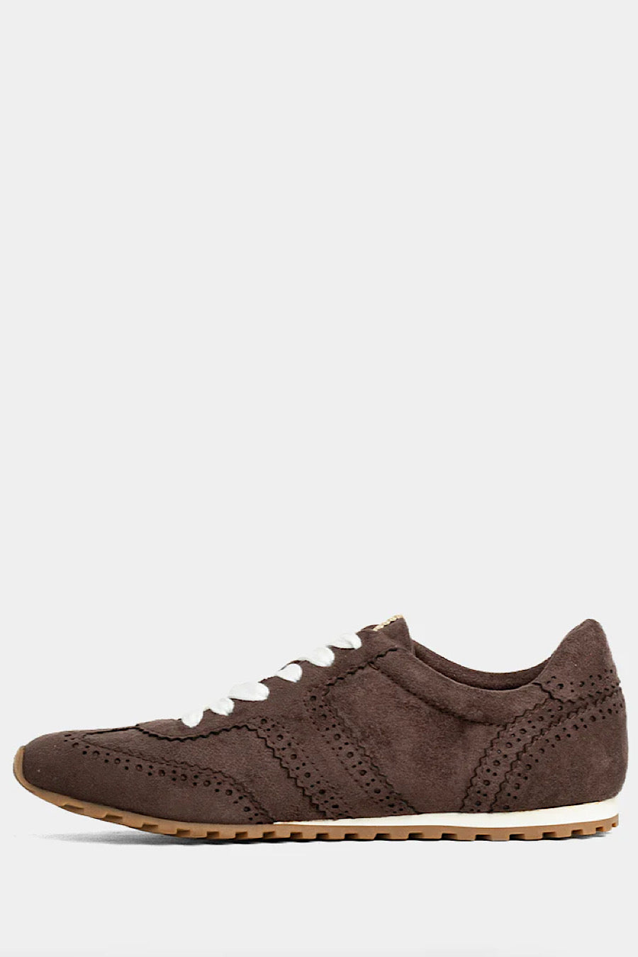 Shu Shop Penelope Brown Suede Sneakers
