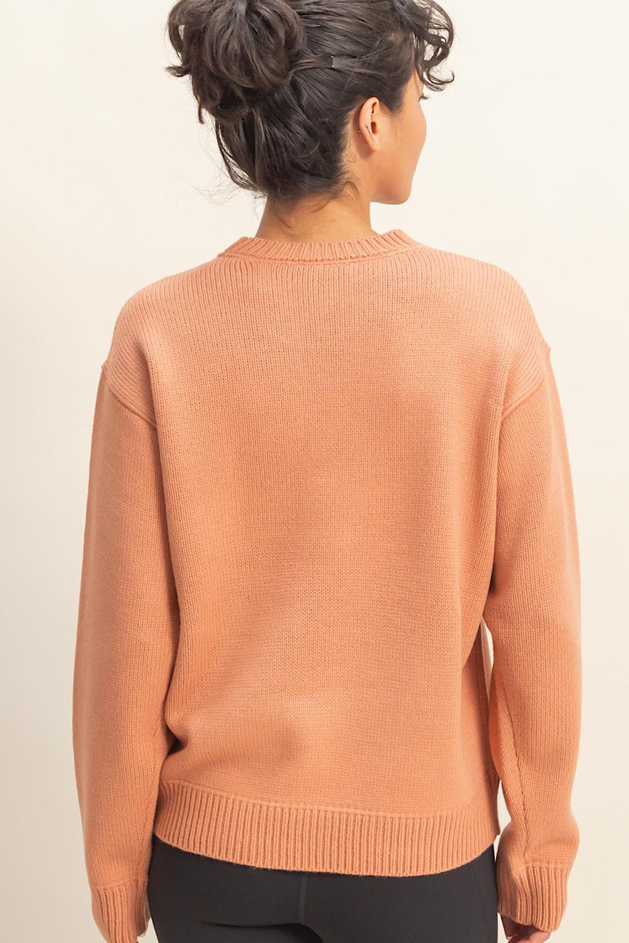 Slow Mornings Pullover Sweater in Clay