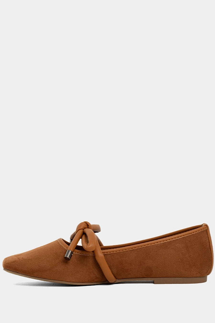 Shu Shop Adriana Suede Flats Camel