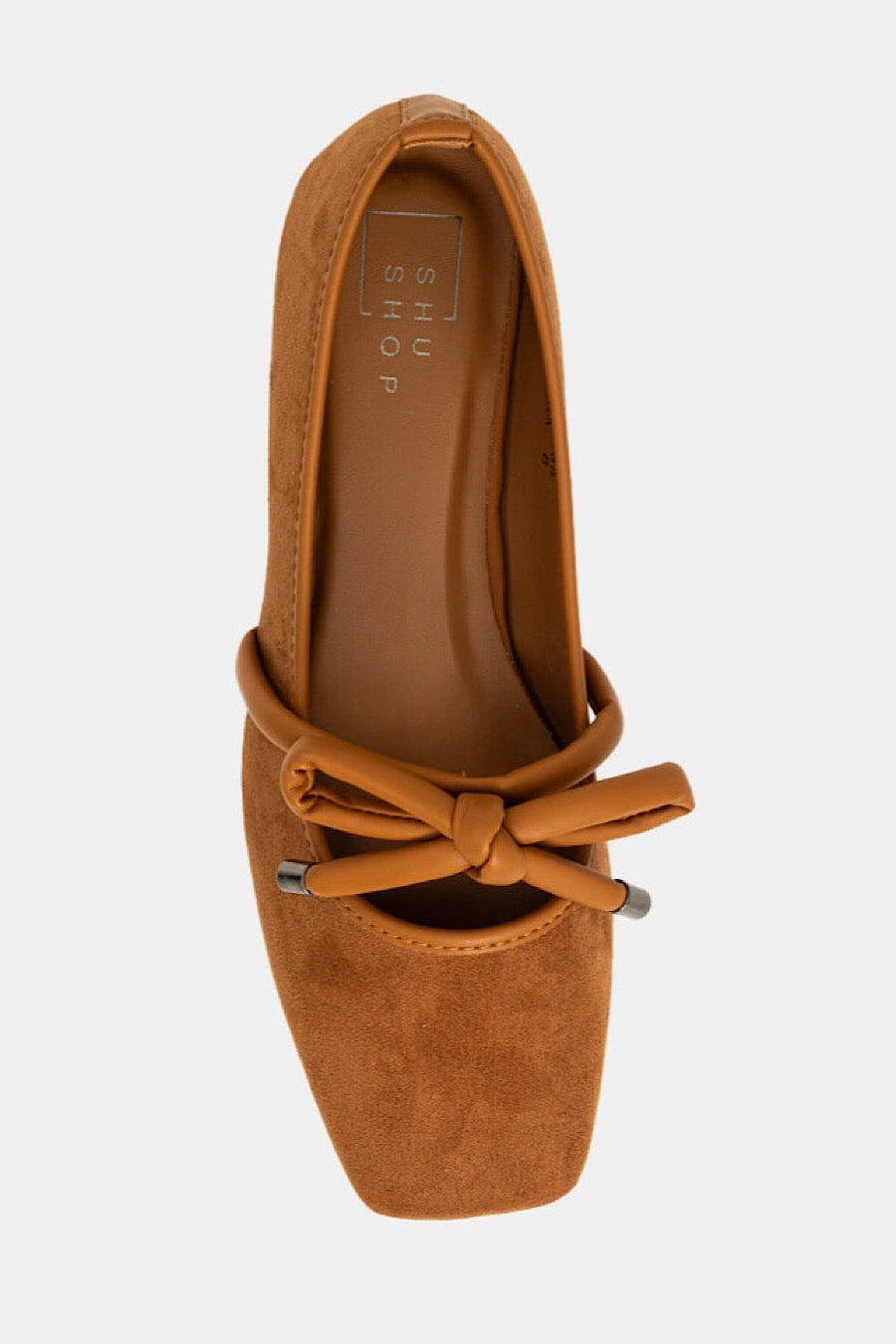 Shu Shop Adriana Suede Flats Camel