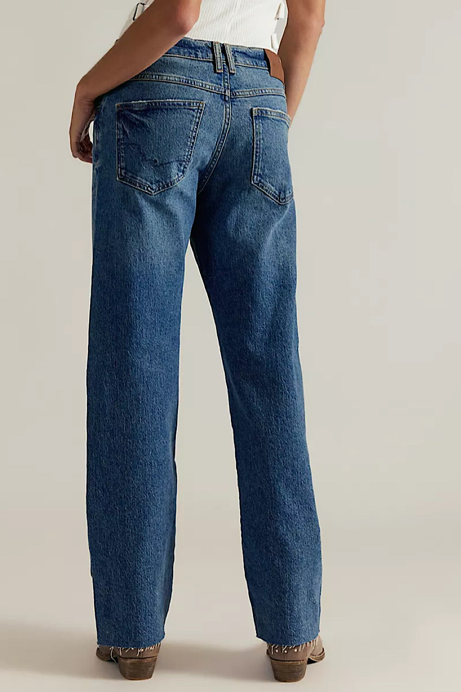 Free People Risk Taker MidRise Jeans
