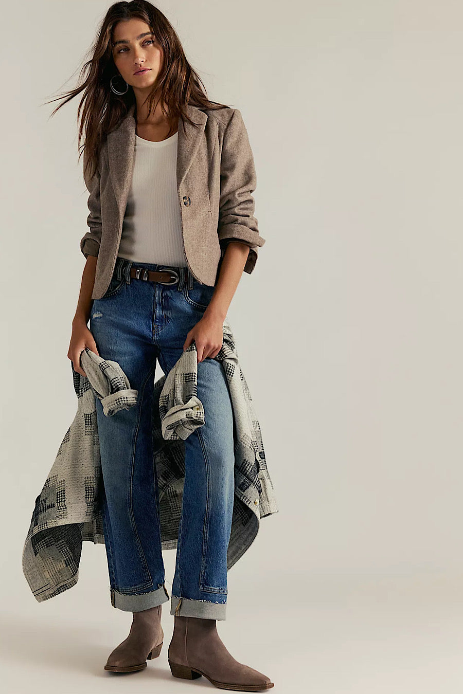 Free People Risk Taker MidRise Jeans