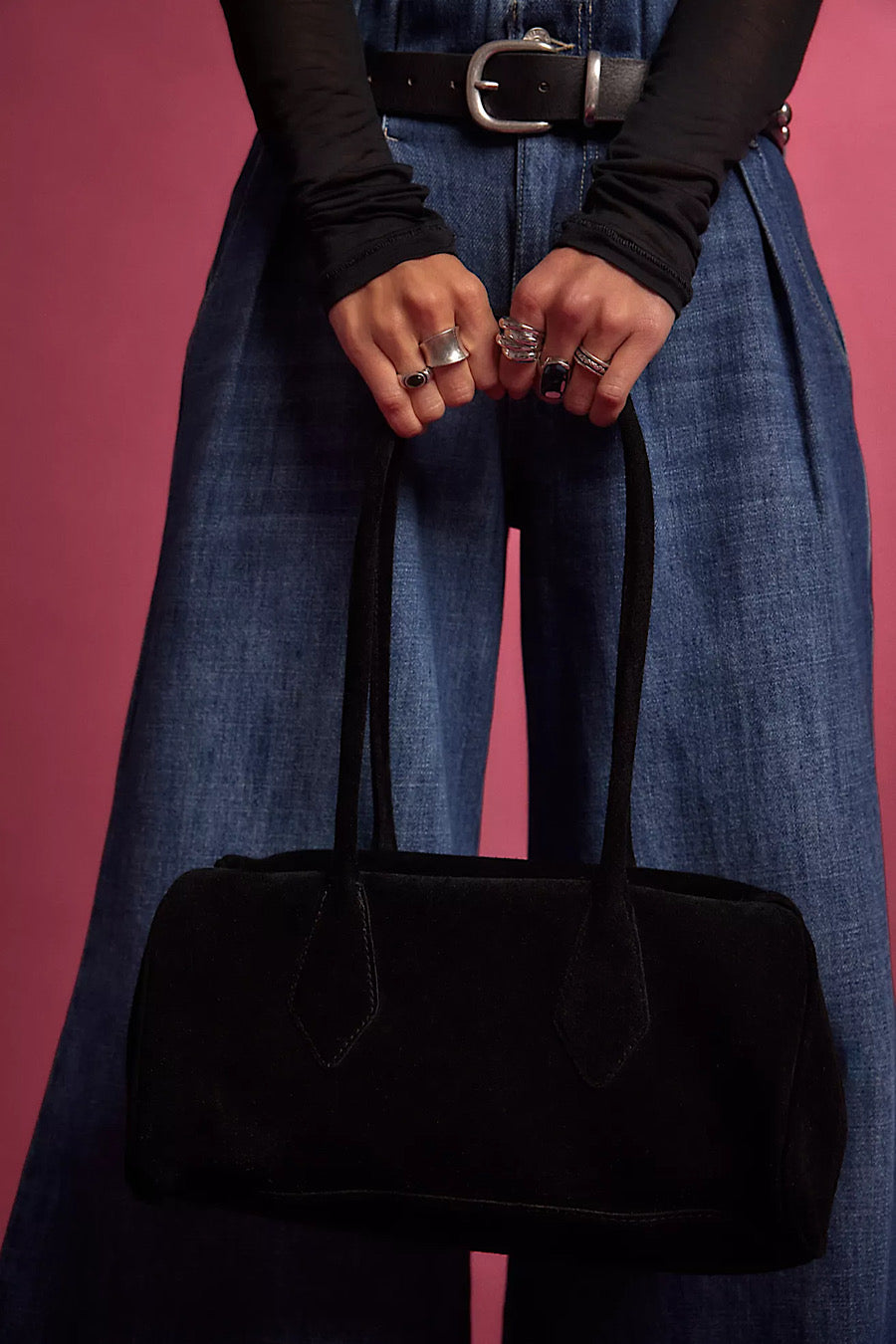 Free People Sierra Suede Shoulder Bag
