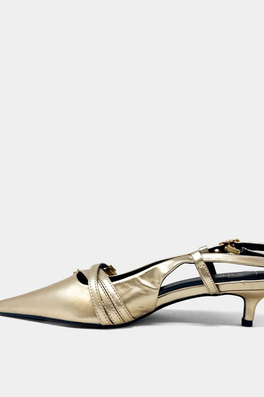 Shu Shop Nadja Kitten Heels Gold