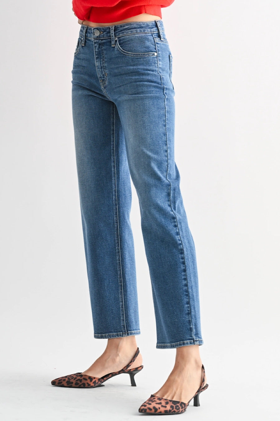 It’s a Moment Slim Wide Leg Jeans