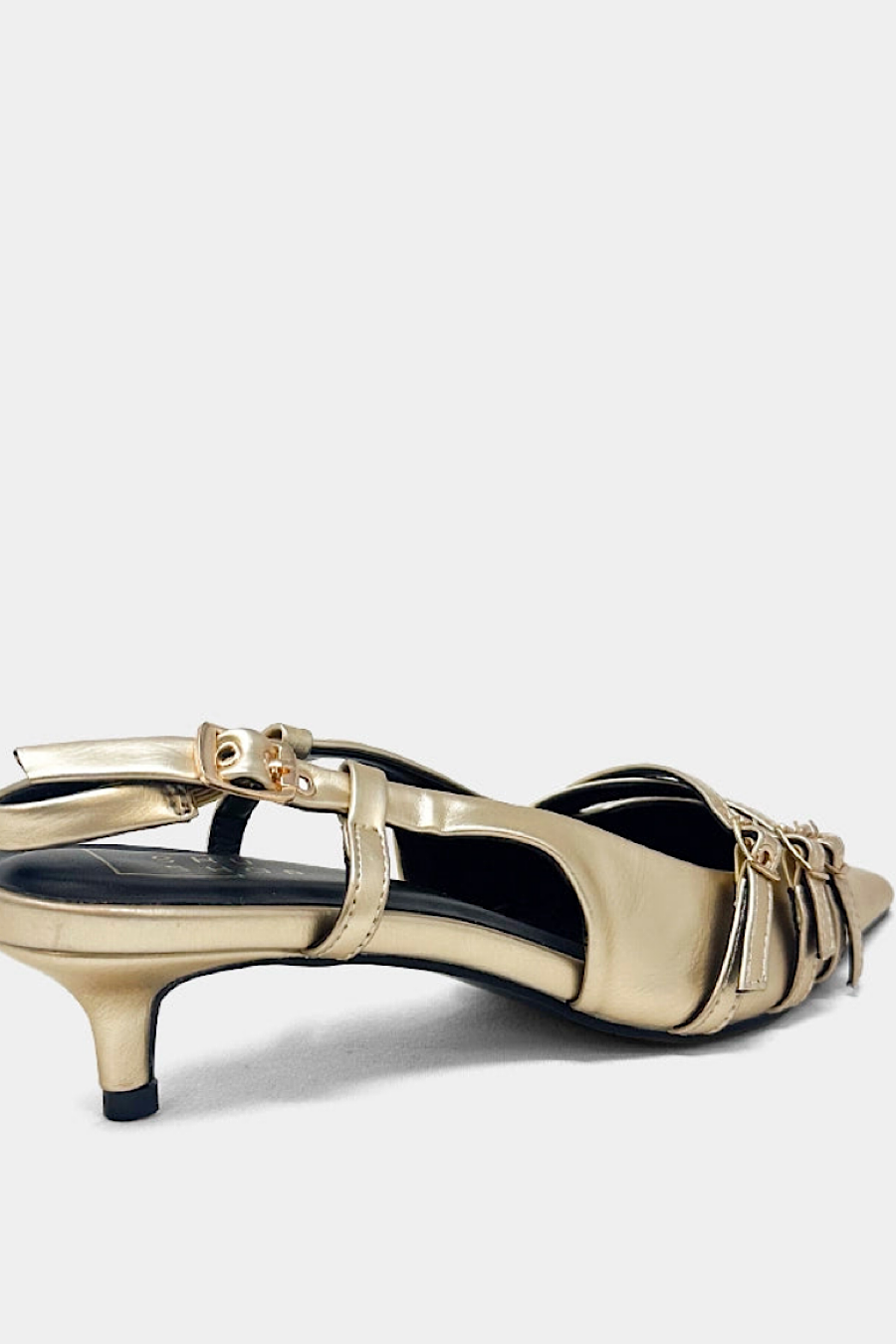 Shu Shop Nadja Kitten Heels Gold