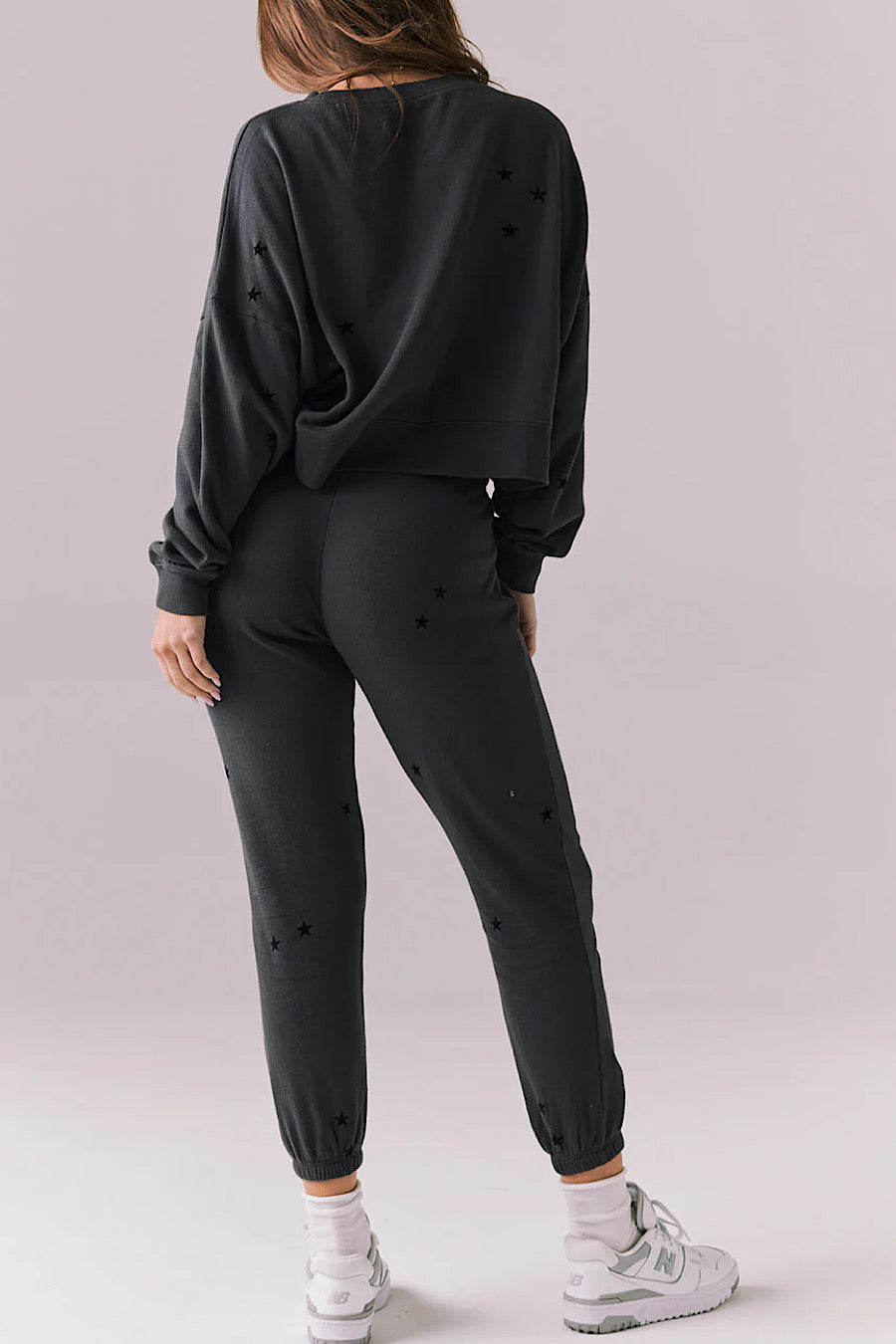 Chaser Brand Allover Mini Star Jogger Sweatpants