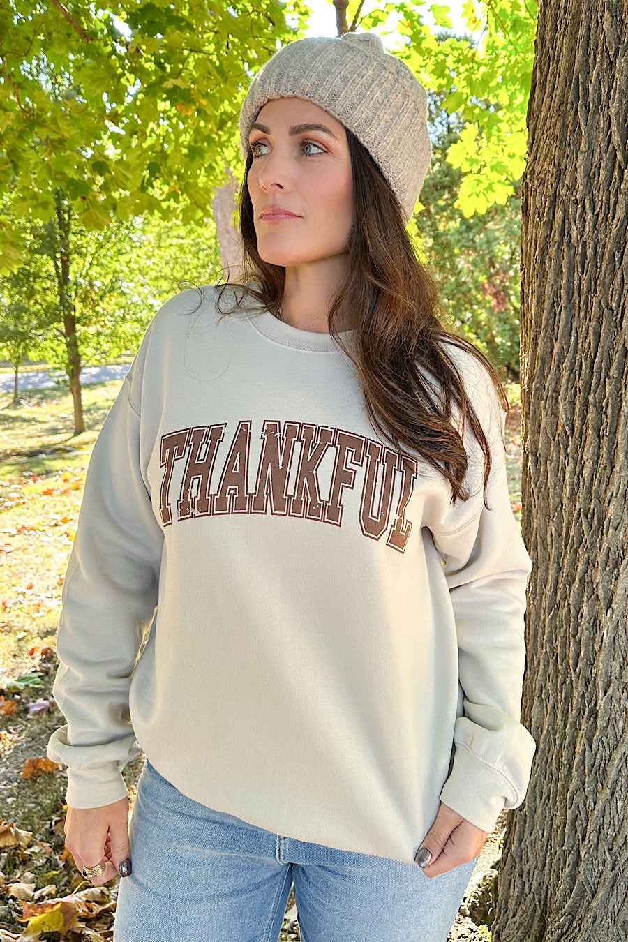 Thankful University Graphic Sweatshirt S-3X