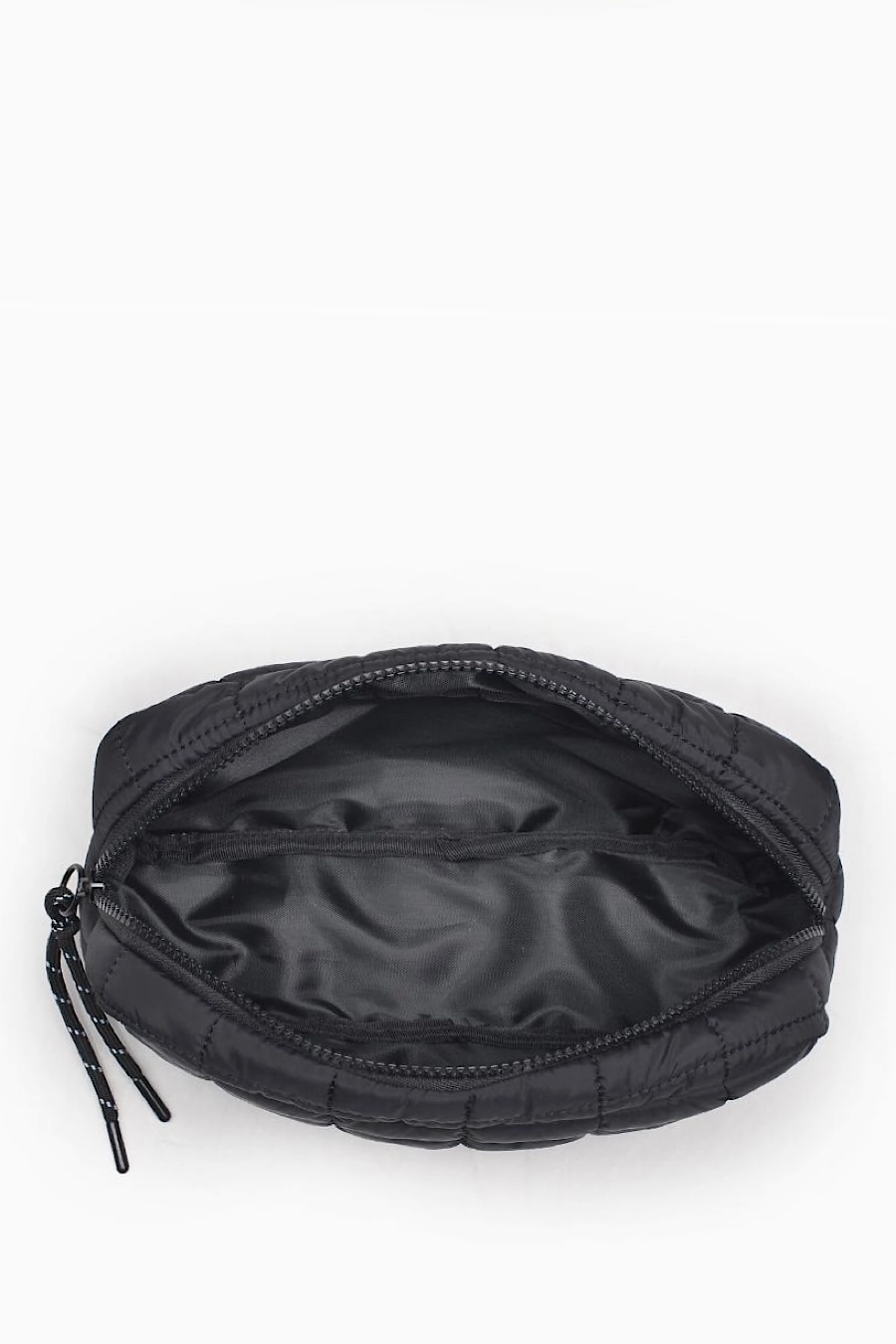 Max Quilted Puffer Make Up Bag in Black or Pink