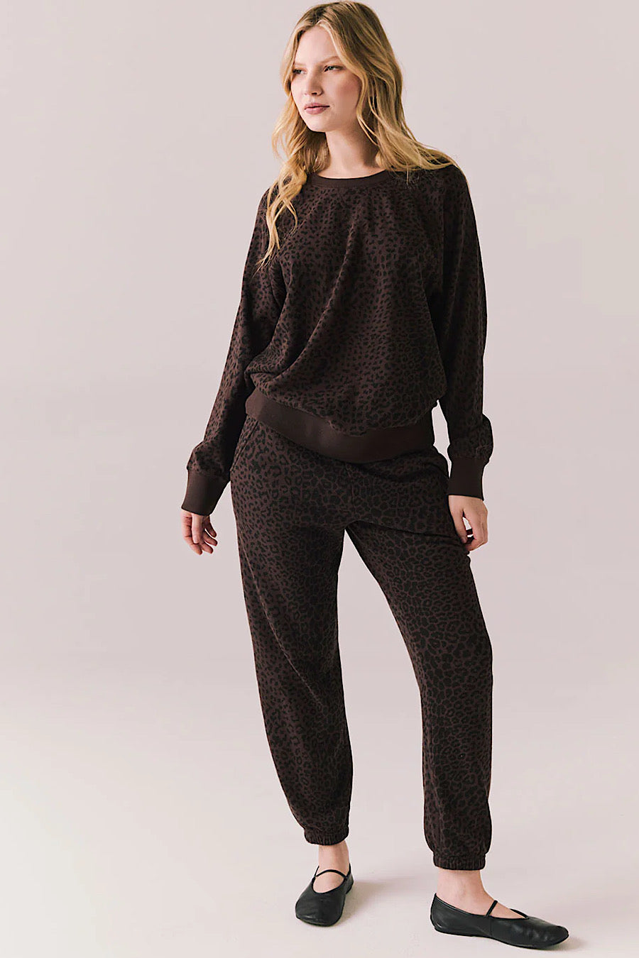 Chaser Brand Mission Valentine Leopard Sweatshirt