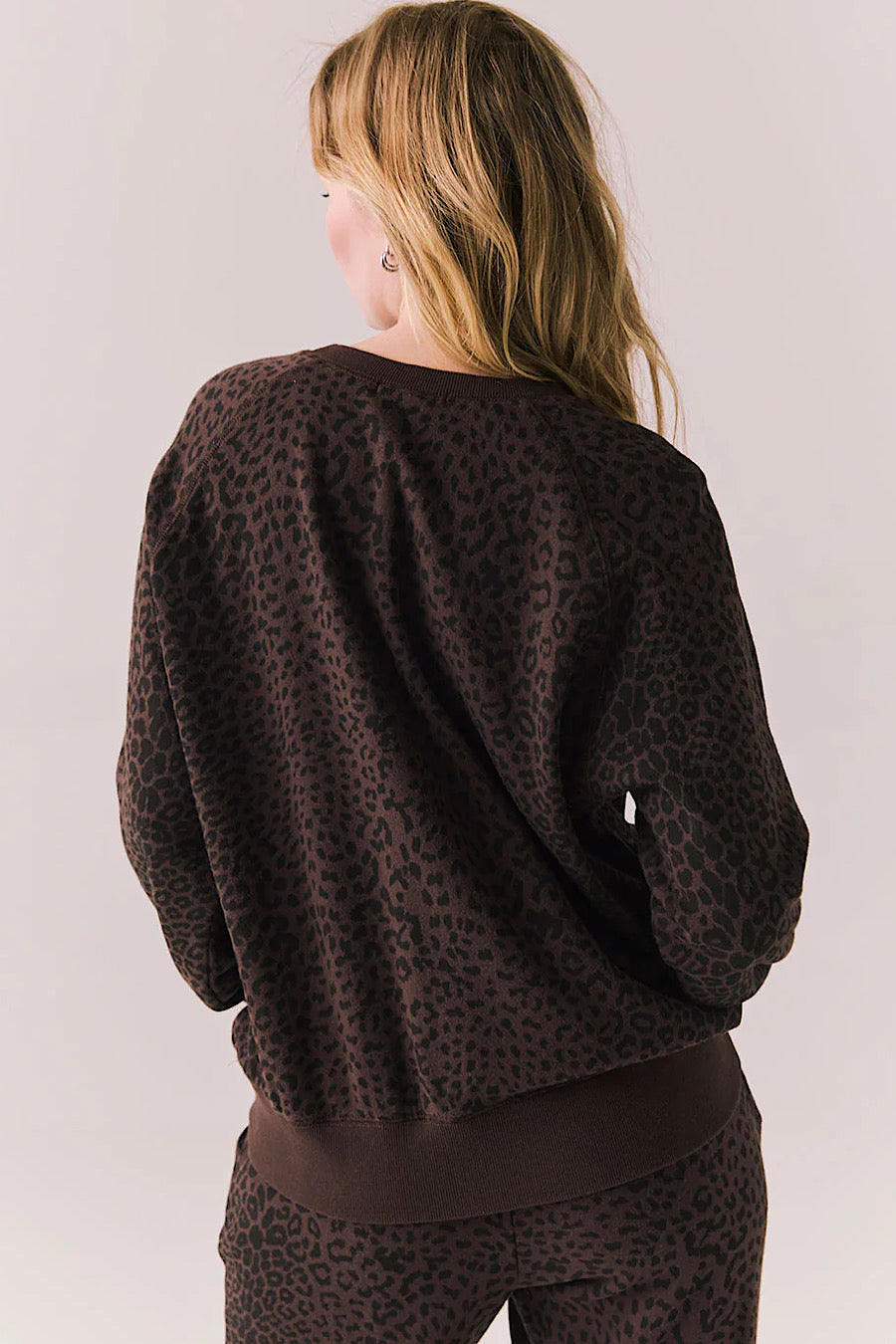 Chaser Brand Mission Valentine Leopard Sweatshirt