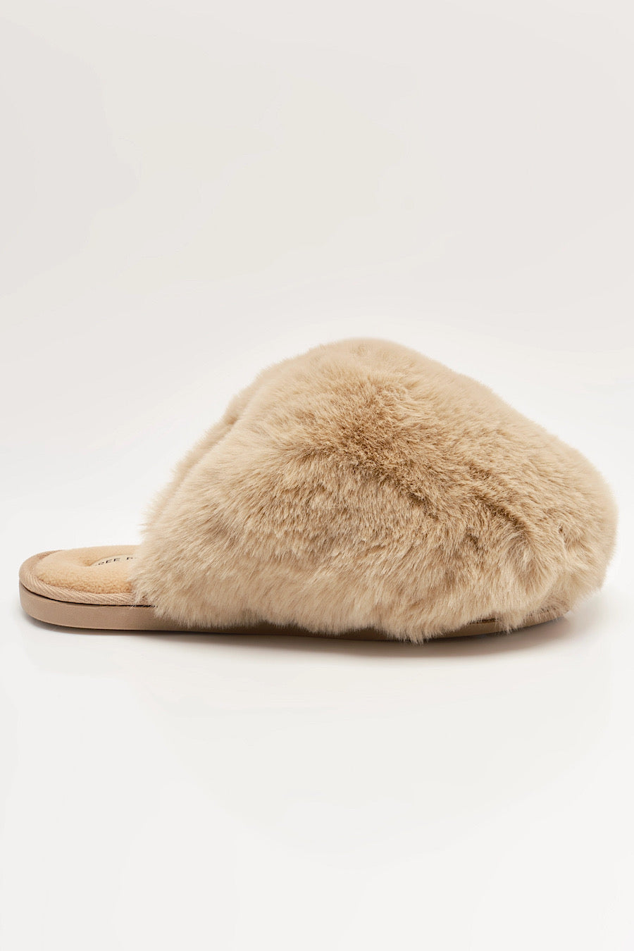 Free People Snowball Fur Slippers