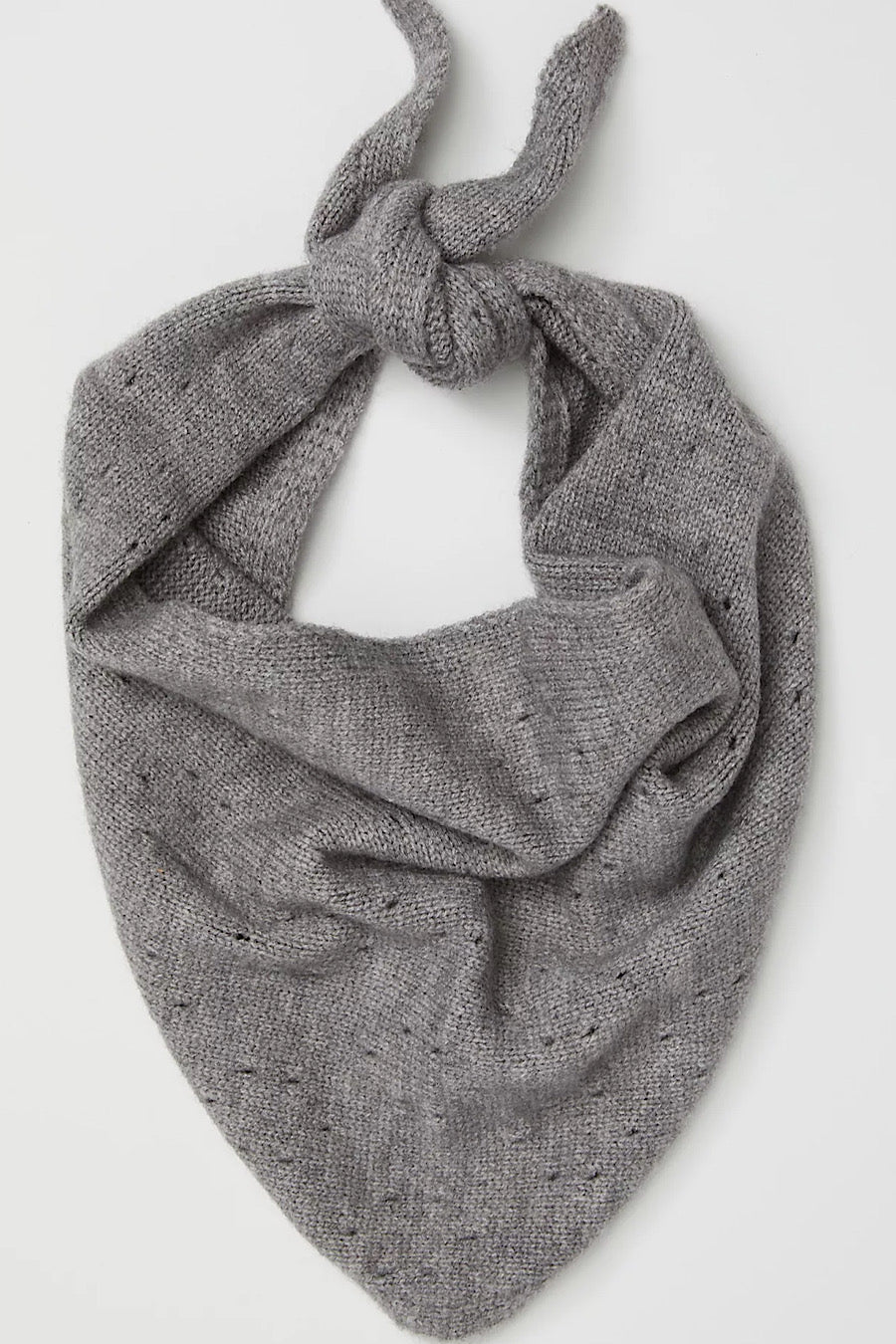 Free People Essential Triangle Scarf Grey