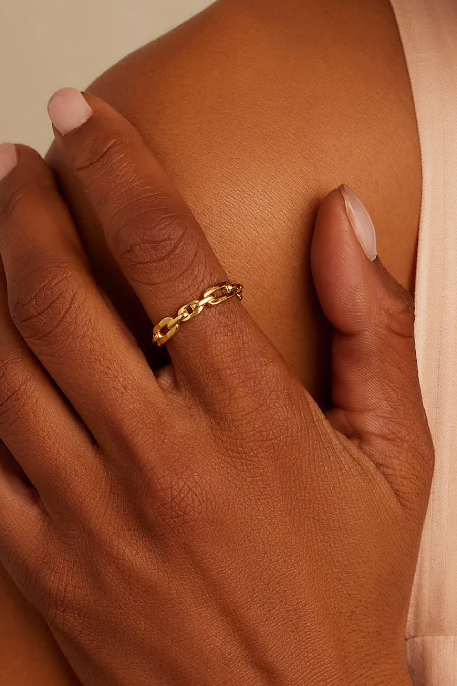 Gorjana Parker Link Ring Gold