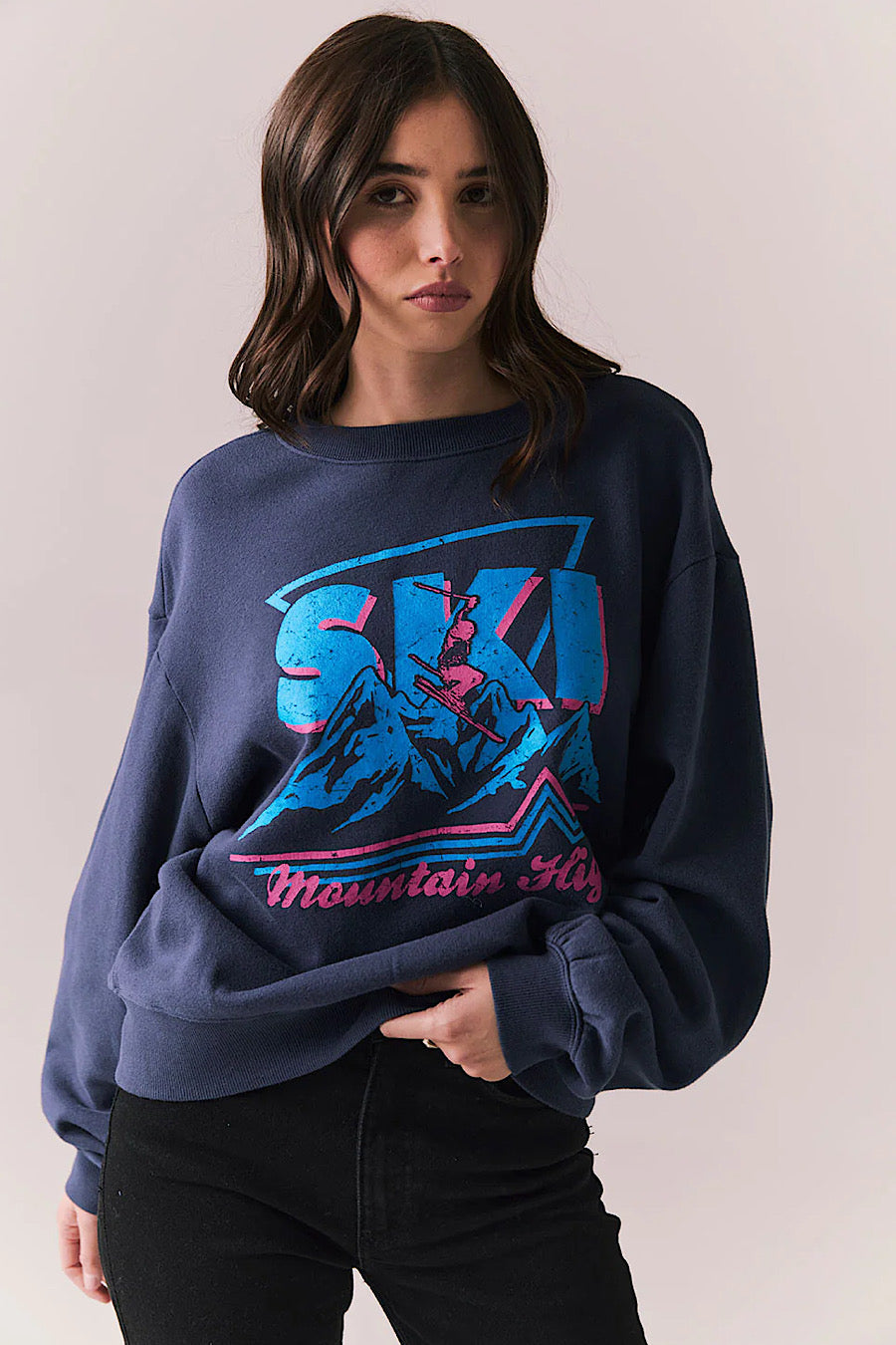 Chaser Brand Ski Mountain High Sweatshirt