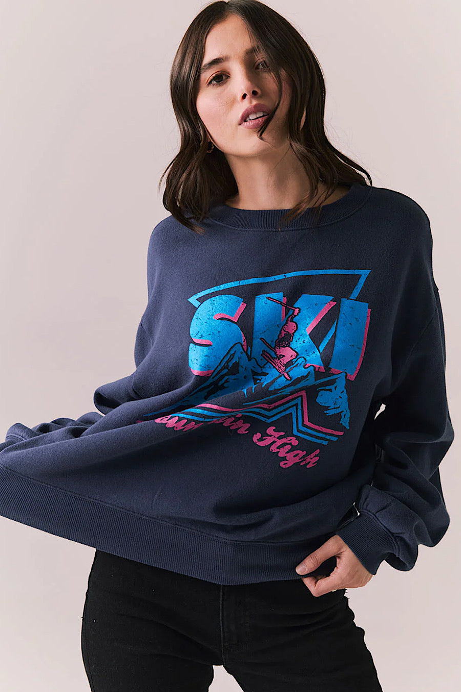 Chaser Brand Ski Mountain High Sweatshirt