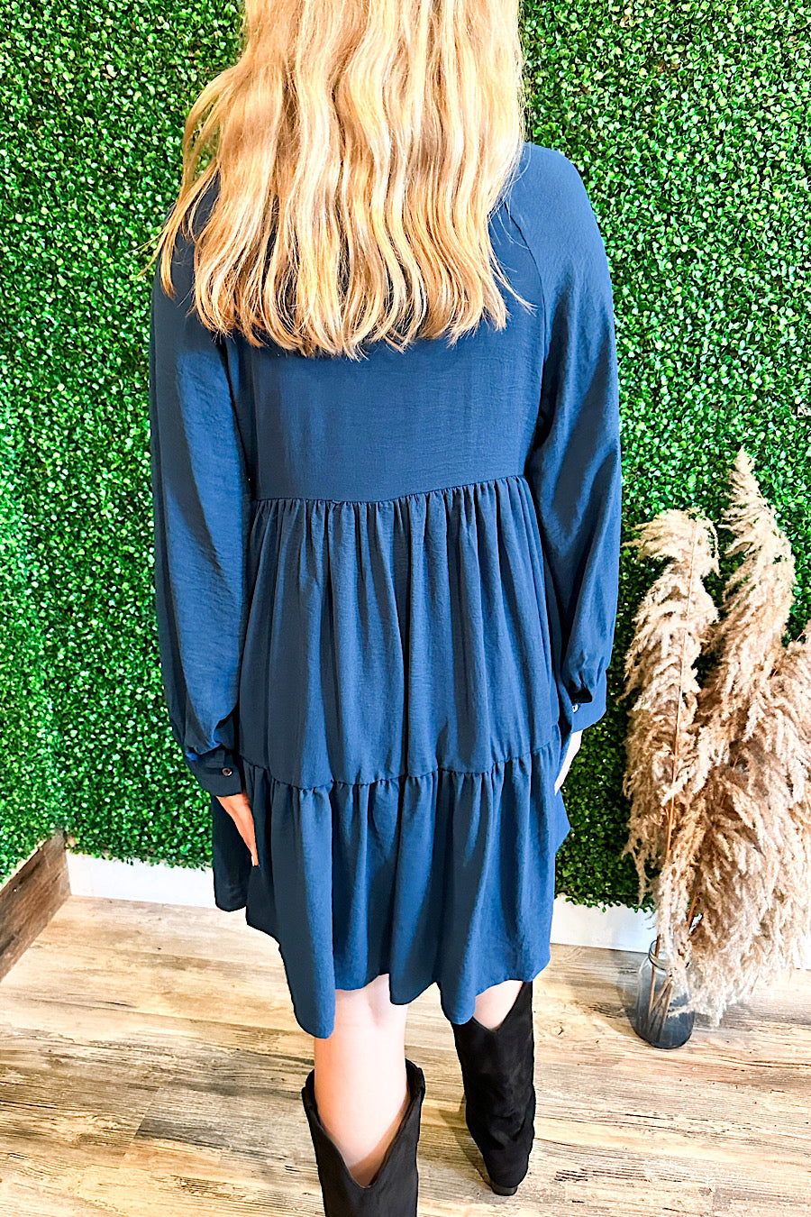 Be Teal My Heart Tiered Dress