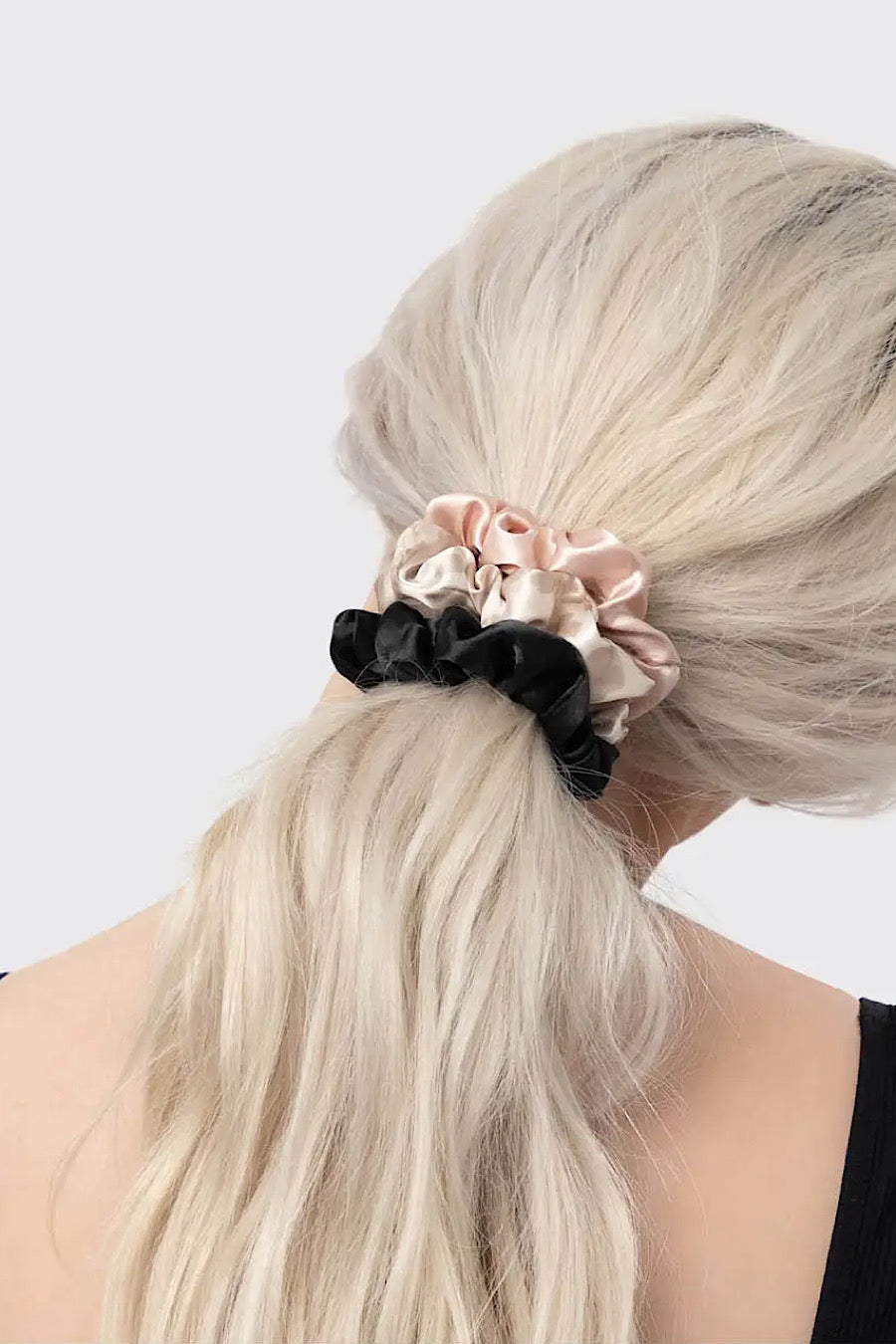 Kitsch Satin 5pc Scrunchie Set