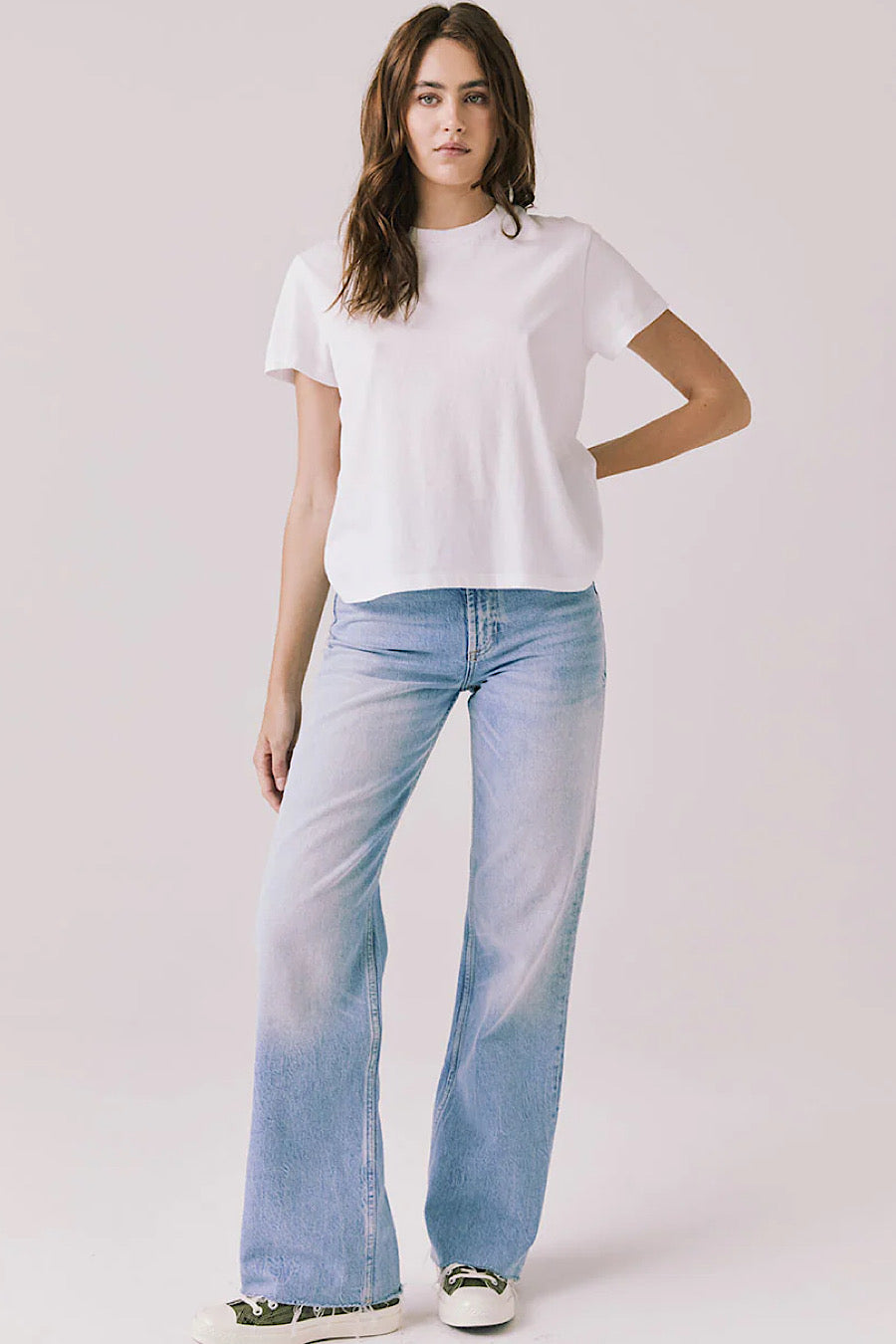 Chaser Brand Cosmo Cotton T-Shirt White