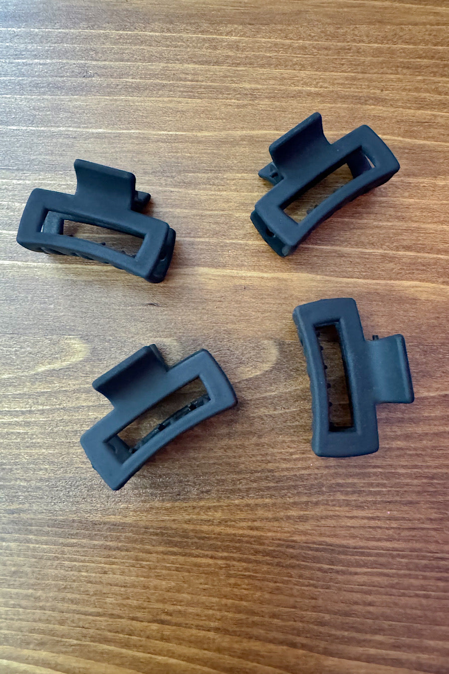 Mini Square Hair Clips in Several Colors