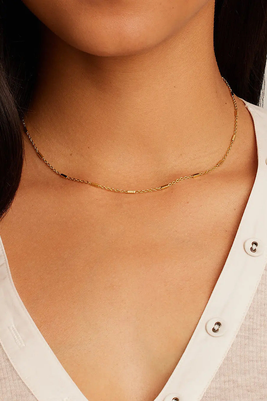 Gorjana Tatum Chain Necklace Gold