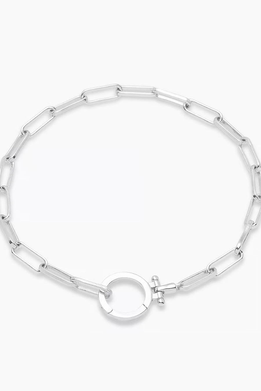 Gorjana Parker Clasp Bracelet Silver