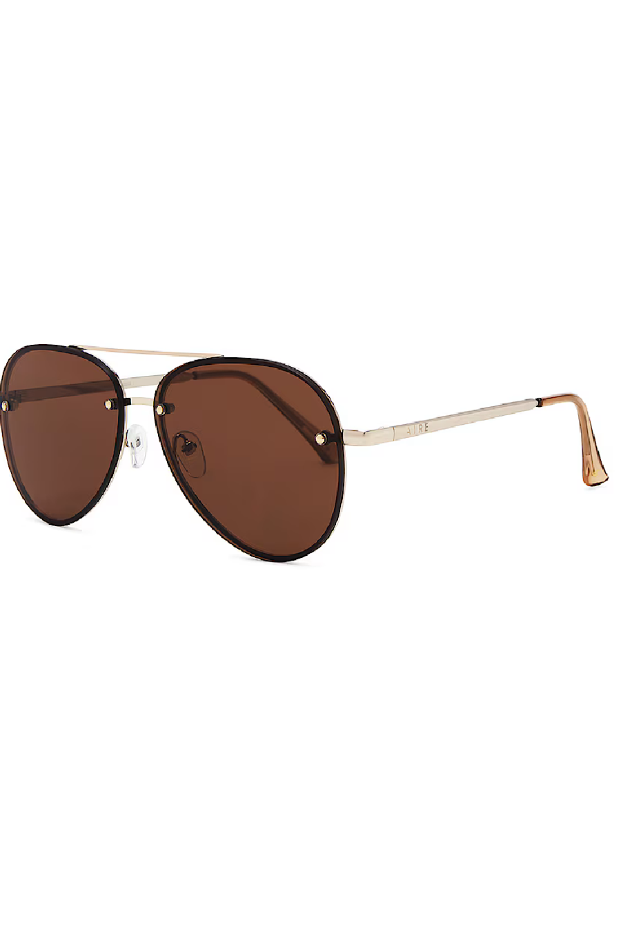 AIRE Mirzam Sunglasses in Gold / Brown