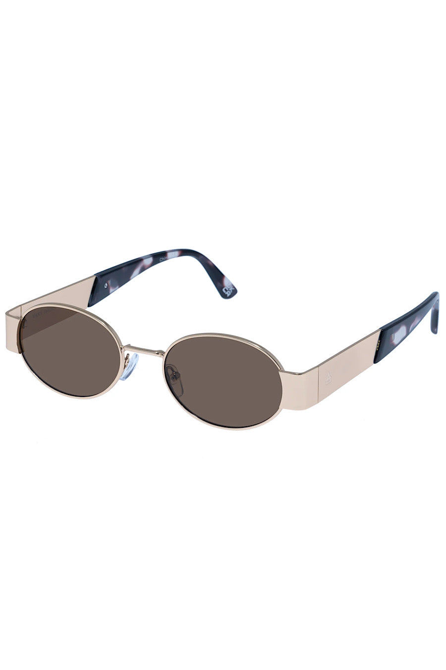 AIRE Mars Sunglasses Satin Gold Charcoal