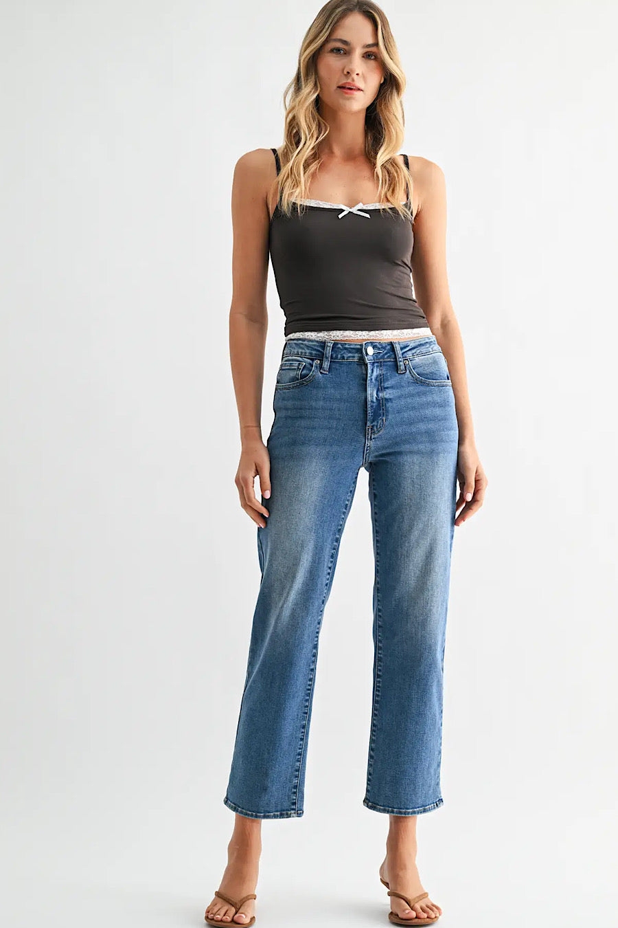 Empower Vintage Straight Leg Jeans