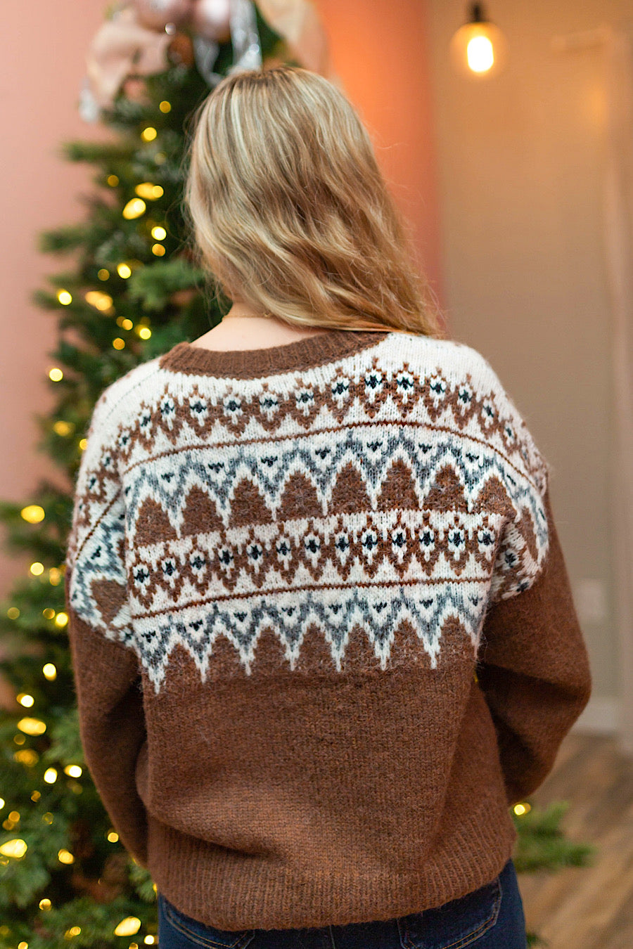 Homebound Fair Isle Sweater