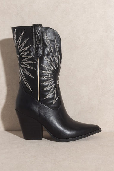 OASIS SOCIETY Emersyn Embroidery Boot in 3 Colors!