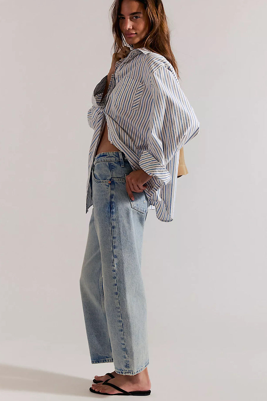 Free People Deep Trance Boyfriend Jeans