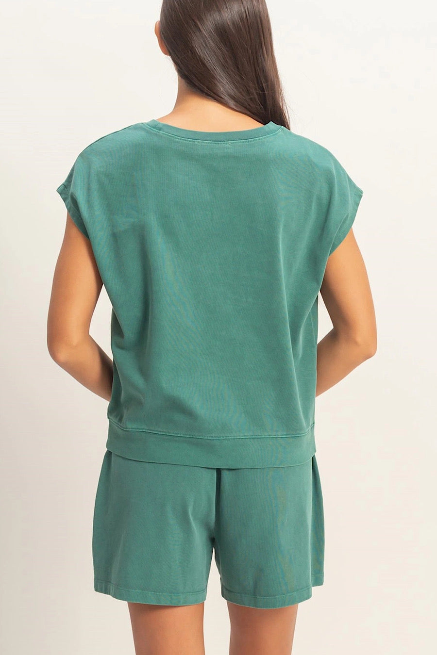 Envious Shorts and Top Set in Green