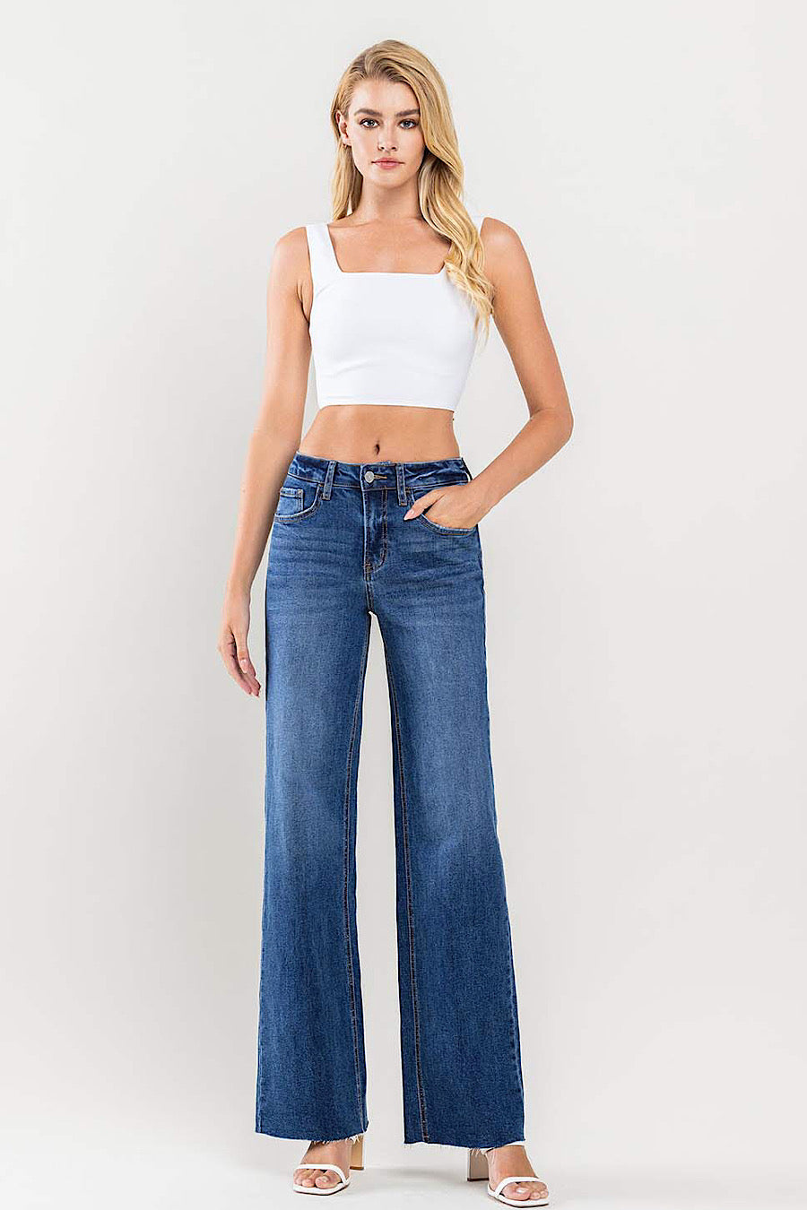 Ingeniously Classic Wide Leg Jeans