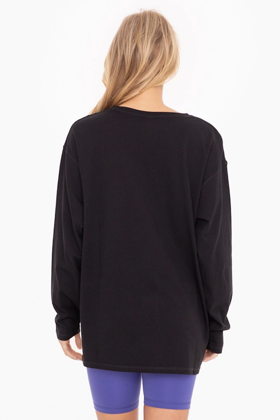 Joya Organic Cotton Top in Black