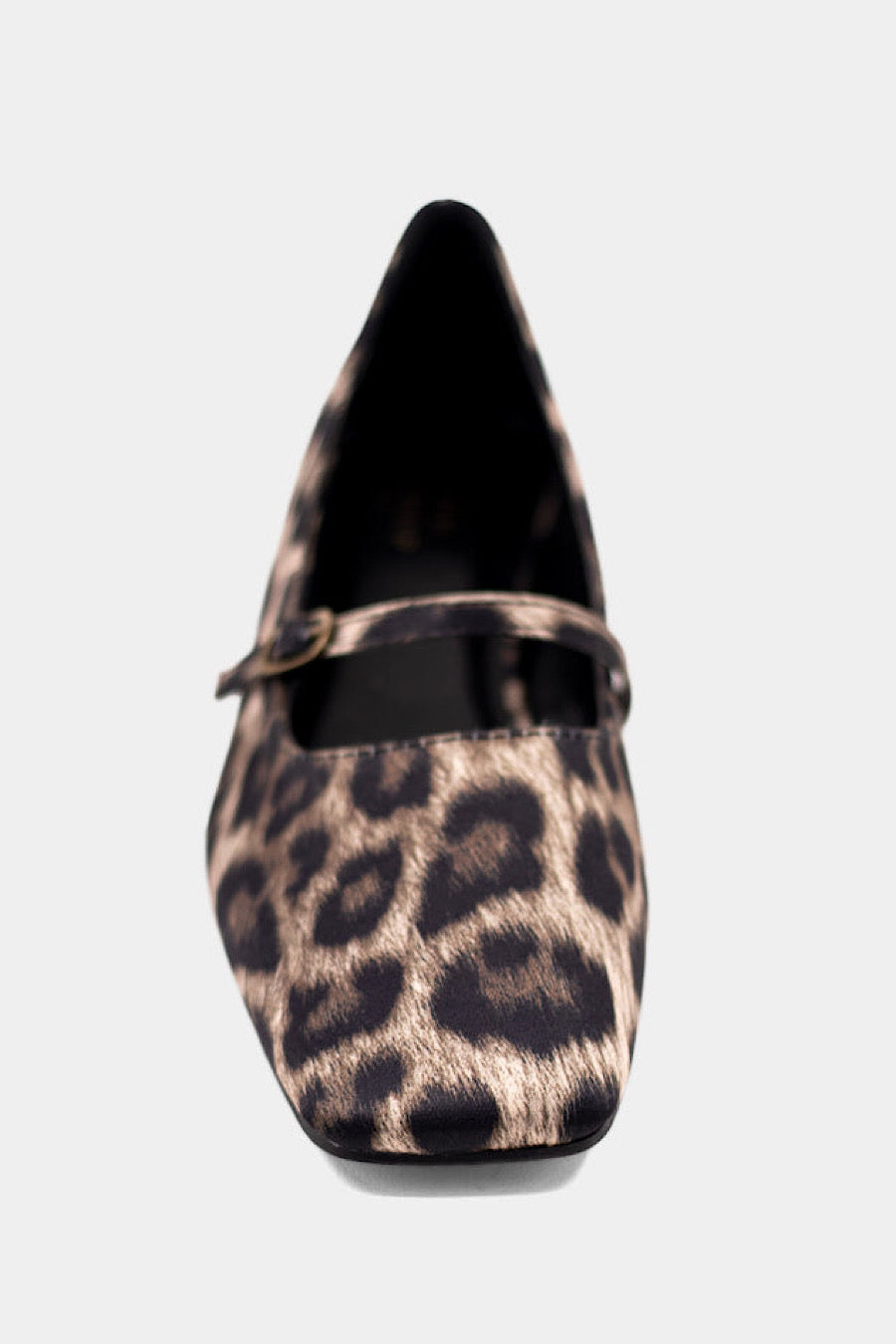 Shu Shop Adele Leopard Mary Jane Flat Shoes