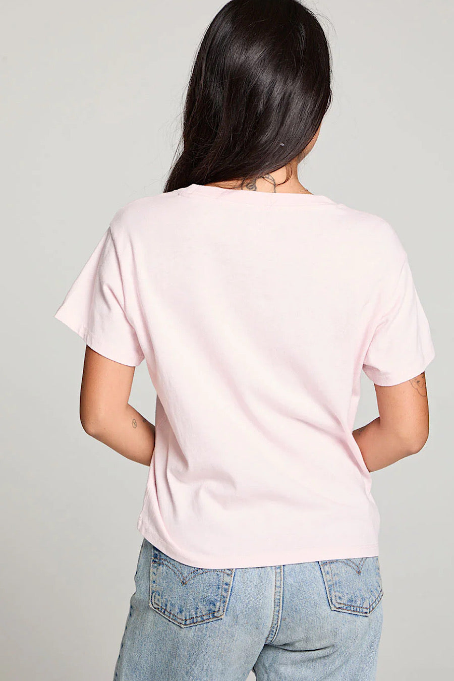 Chaser Scattered Stars T-Shirt Ballet Pink