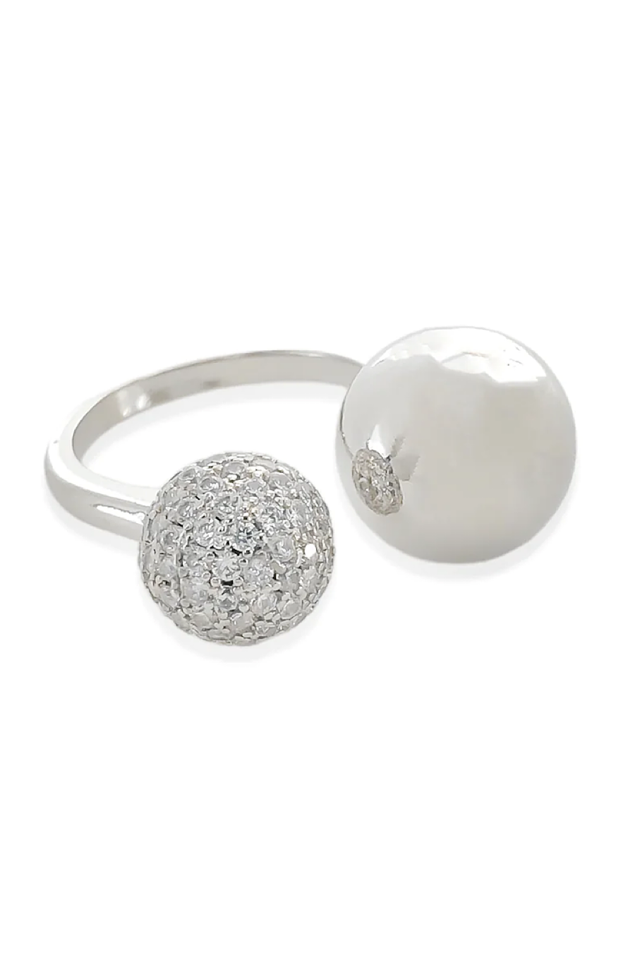 CZ Sphere Ring