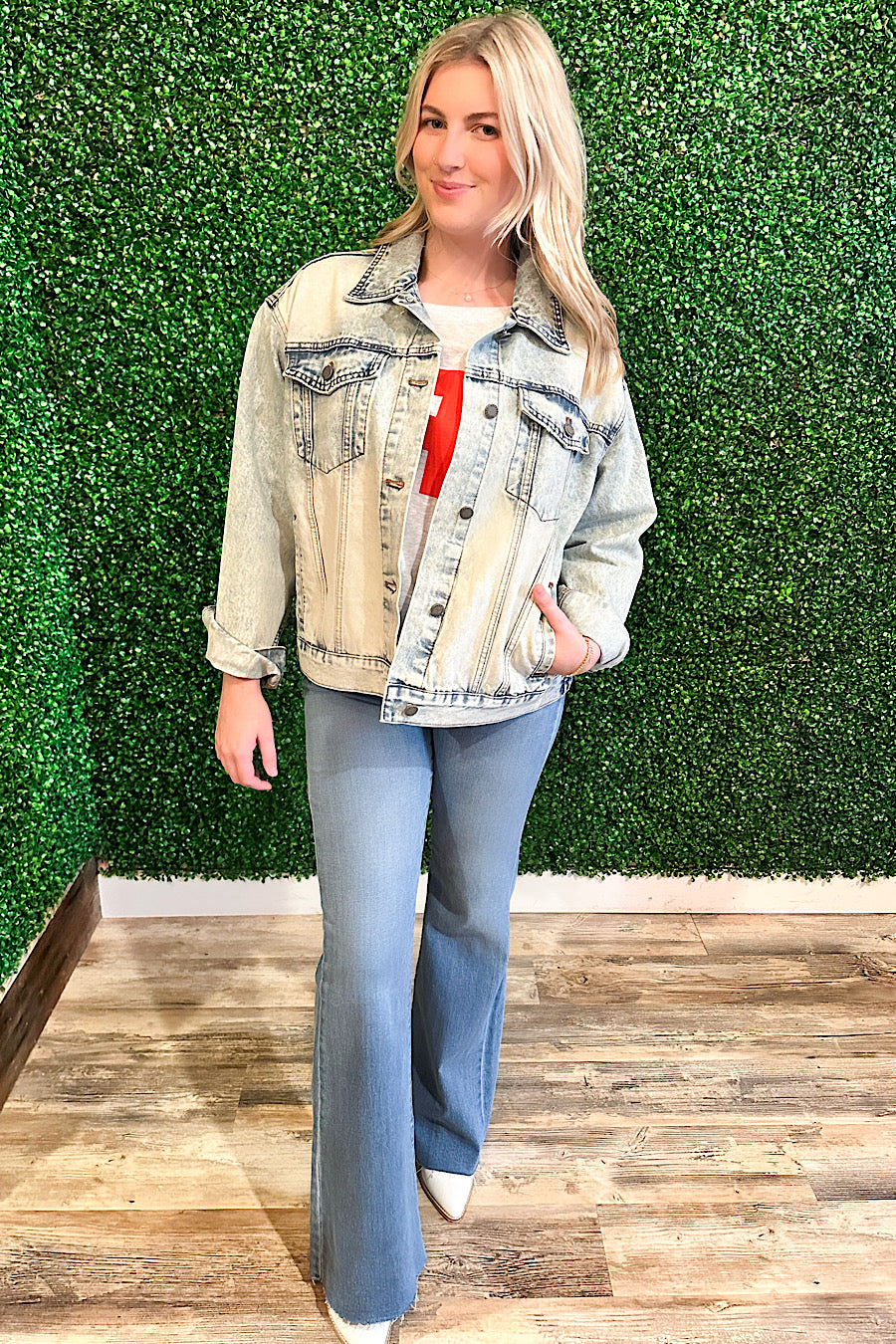 Spot On Trucker Denim Jacket