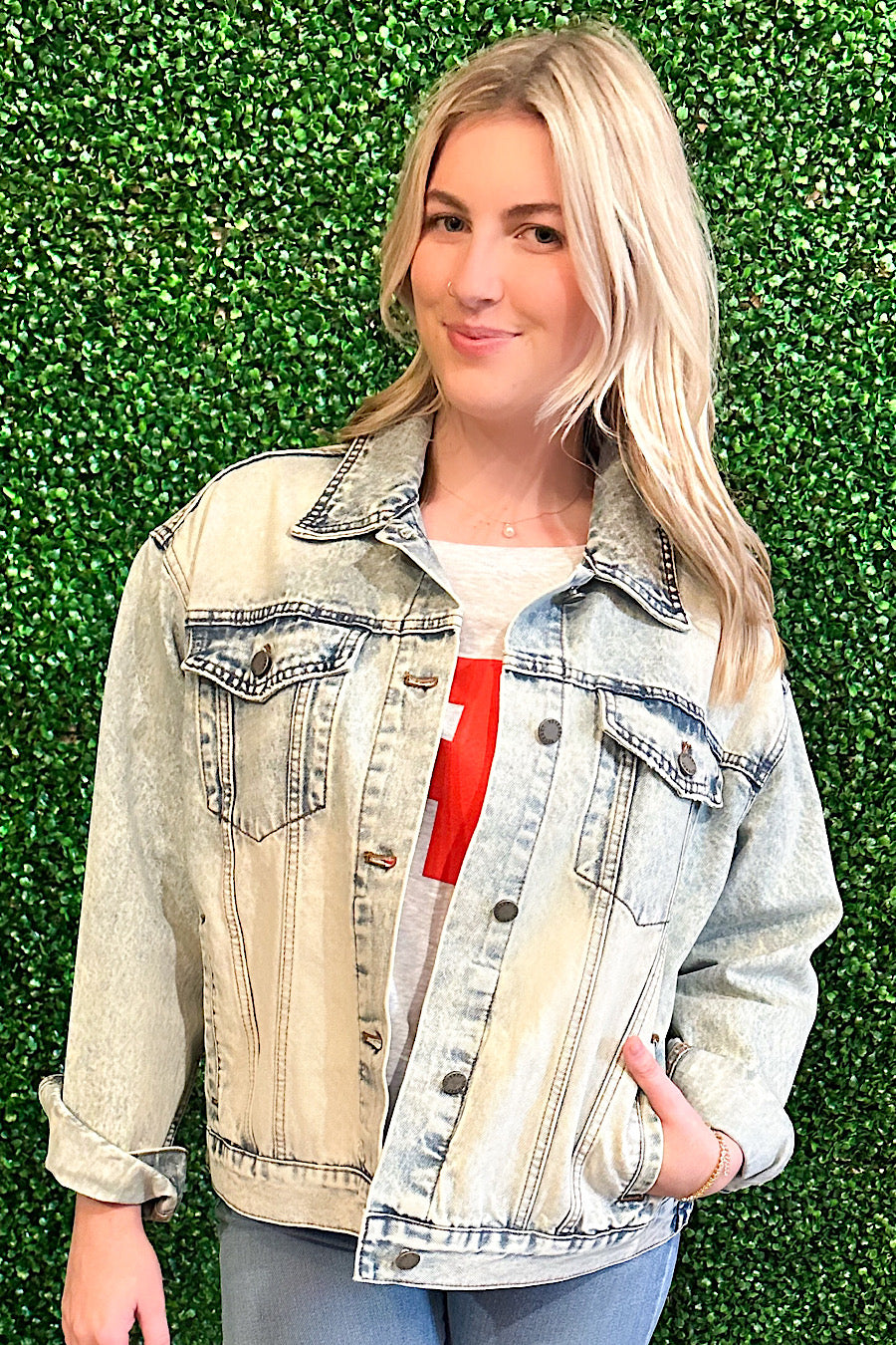 Spot On Trucker Denim Jacket