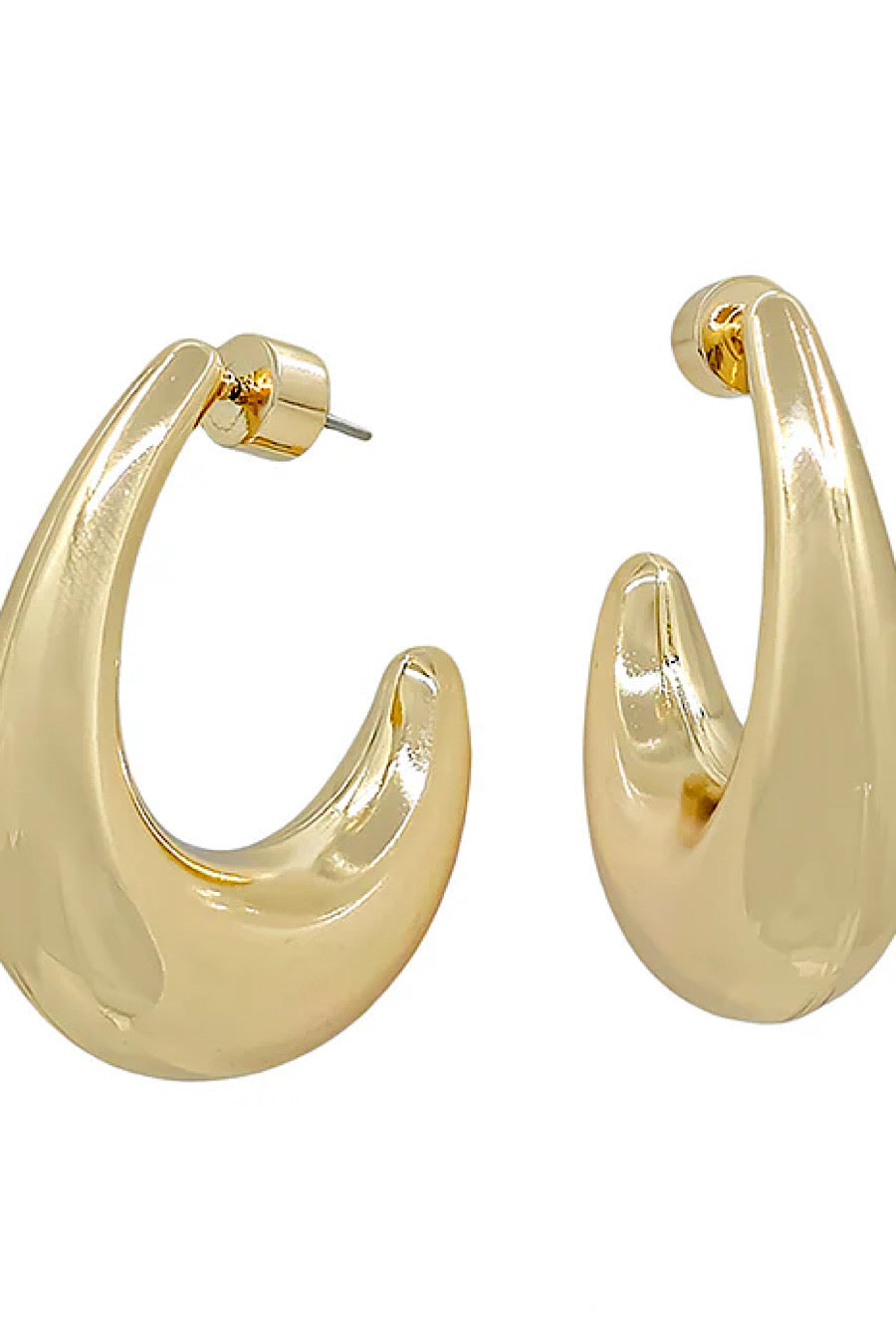 Banks Teardrop Earrings in Gold or Silver
