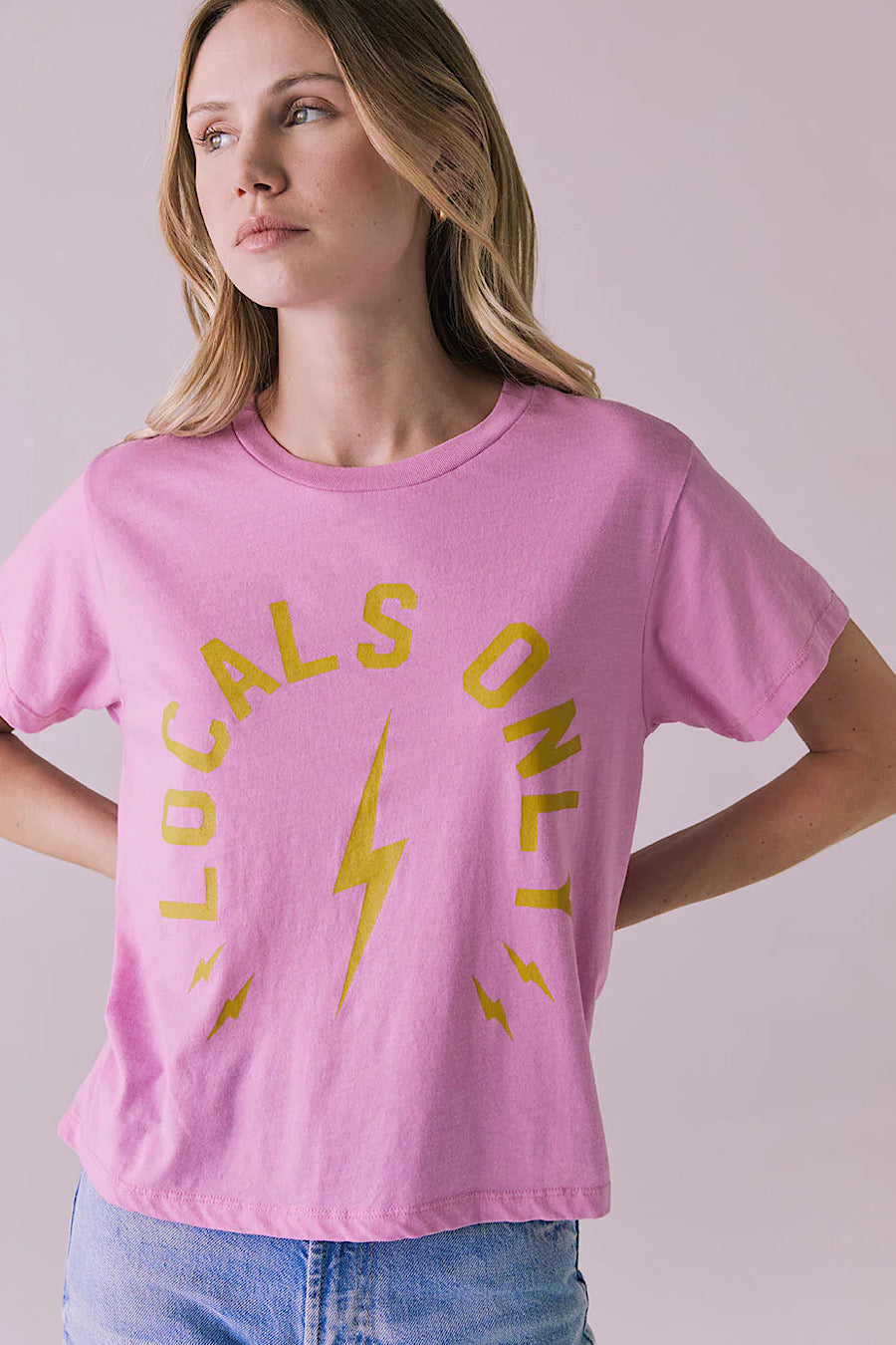 Chaser Brand Locals Only Bolts Jersey T-Shirt