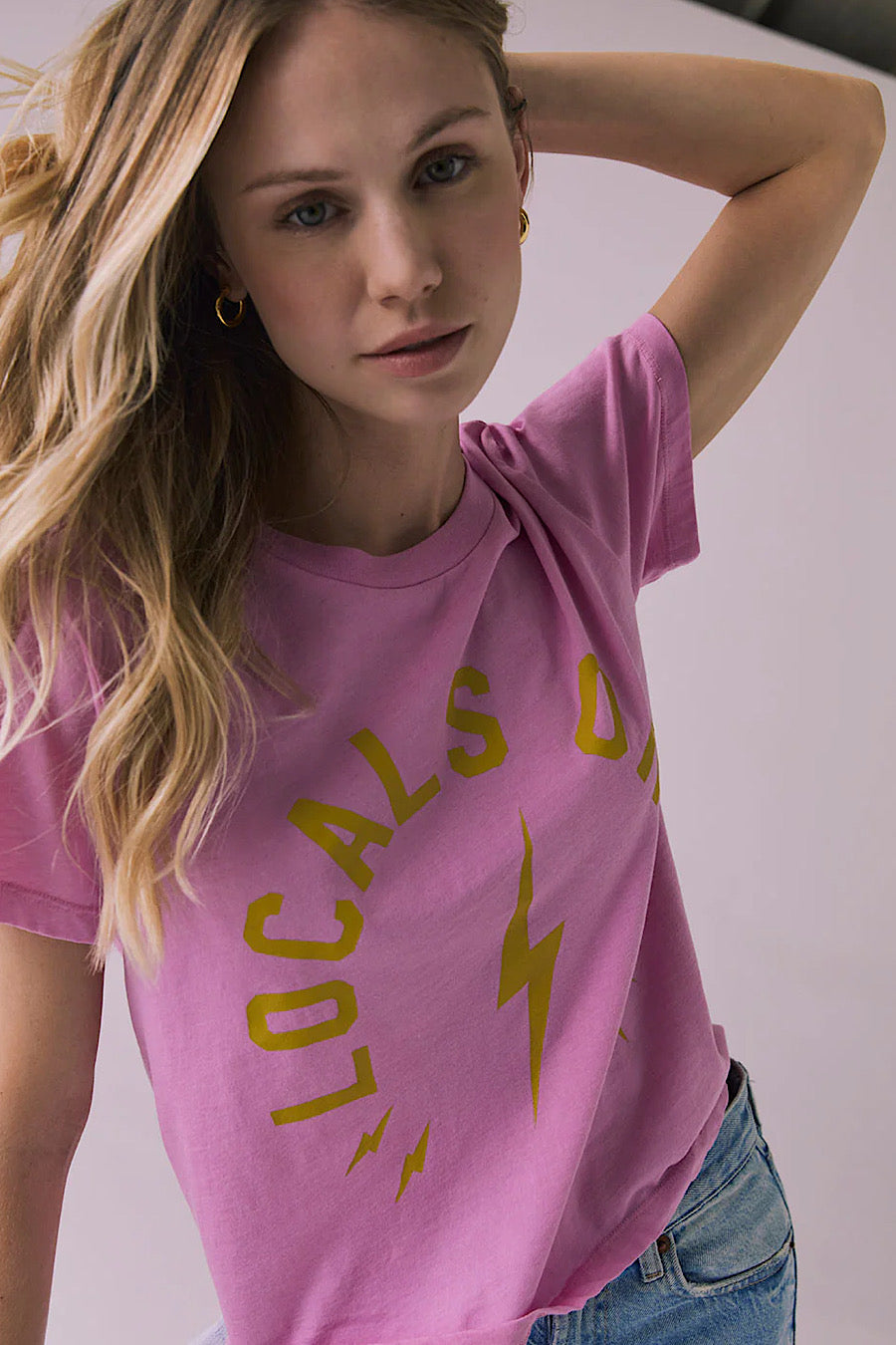 Chaser Brand Locals Only Bolts Jersey T-Shirt