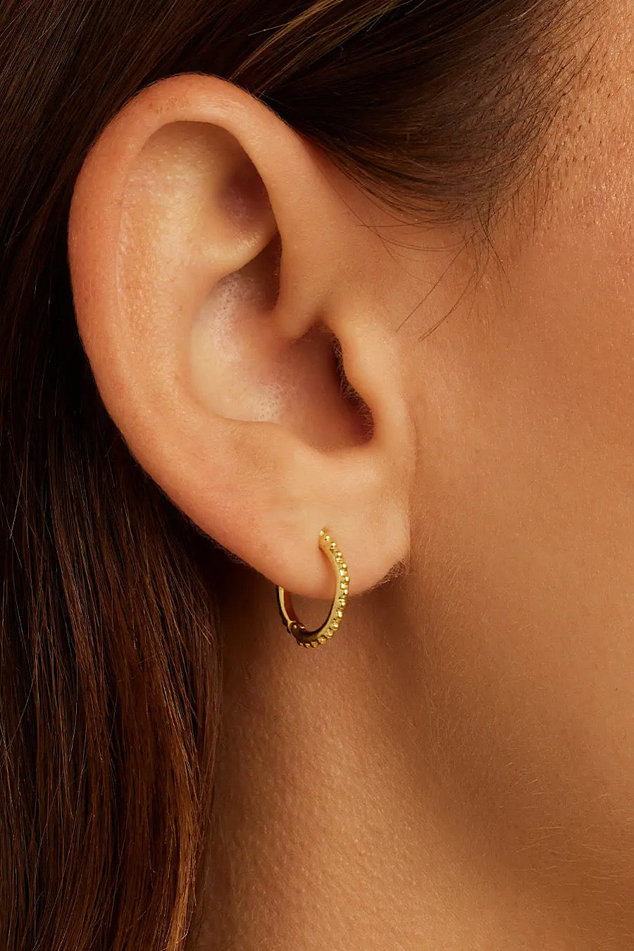 Gorjana Bali Huggie Earrings Gold