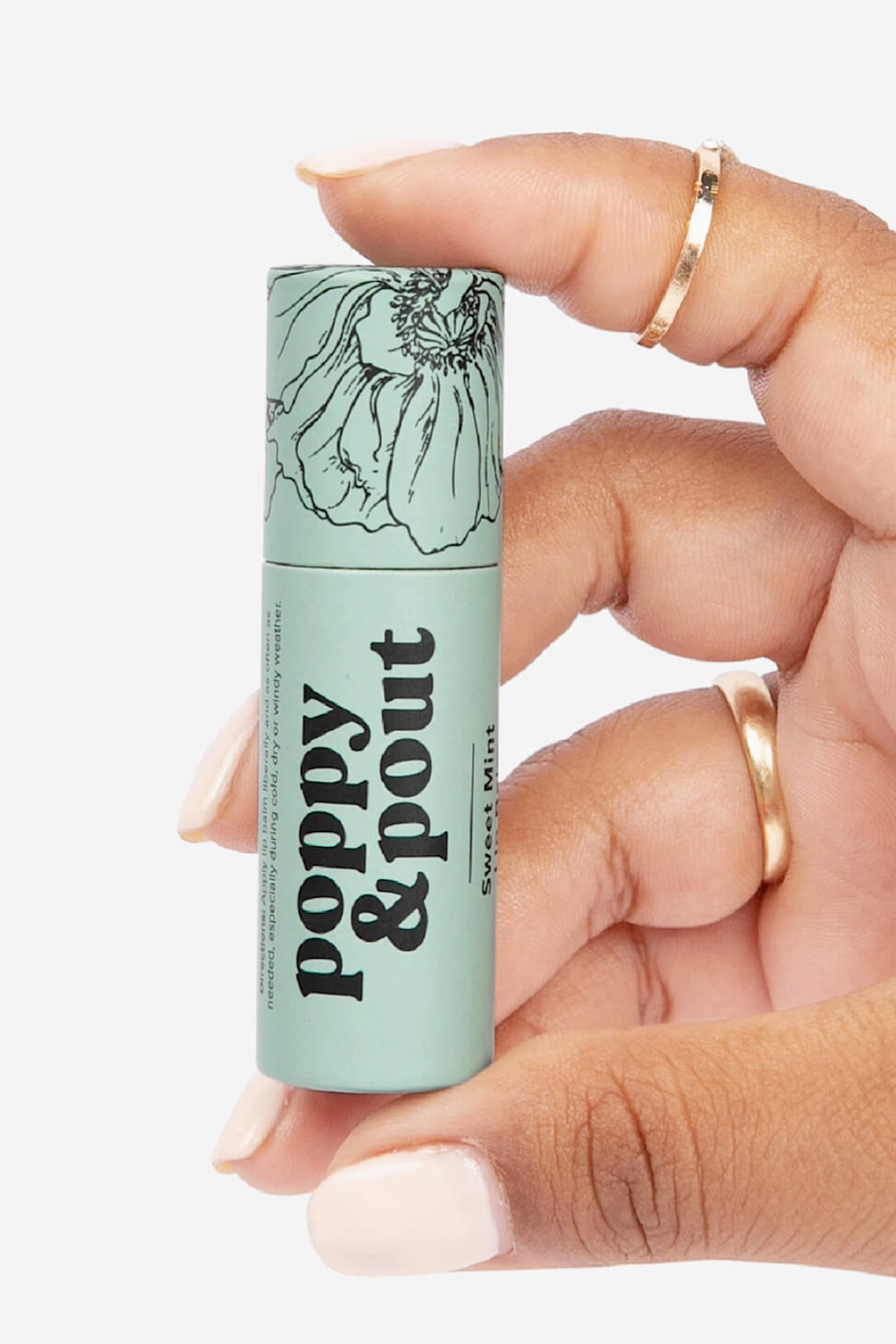 Poppy & Pout Lip Balm in 5 Natural Flavors