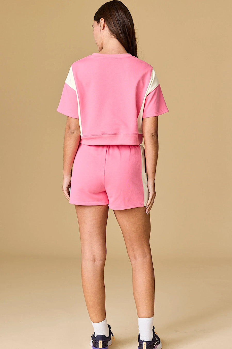 Goal Keeper Retro French Terry Set Pink