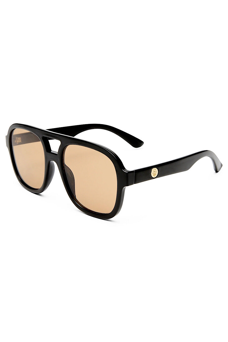 AIRE Whirlpool Sunglasses in Black & Tan Tint
