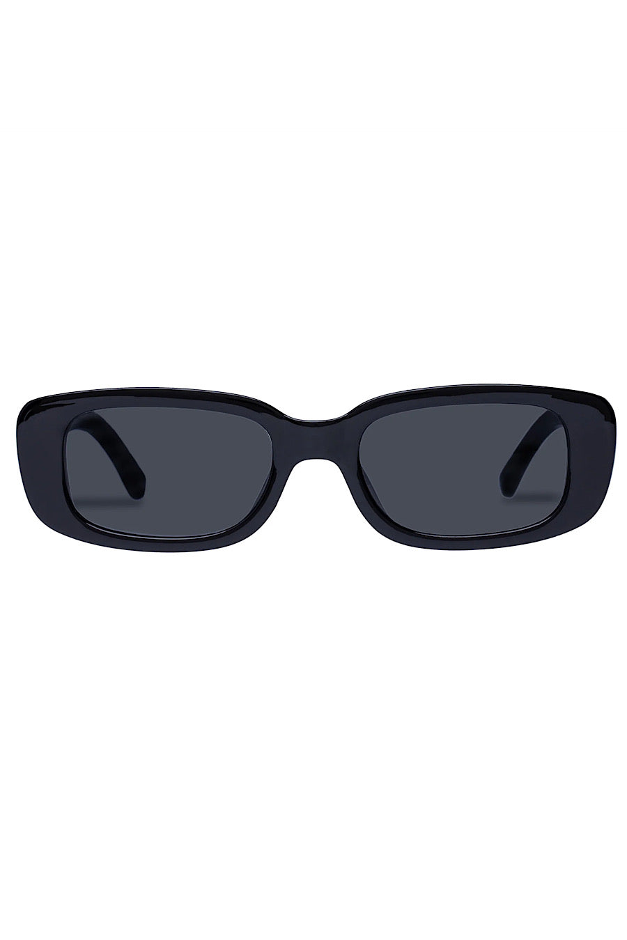 AIRE Ceres Uni-Sex Rectangle Sunglasses Black & Smoke