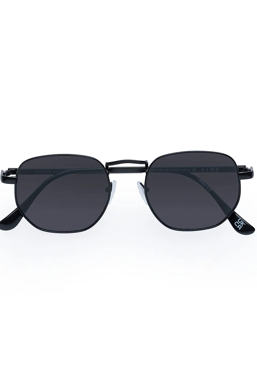 AIRE Sagitta Sunglasses in Matte Black