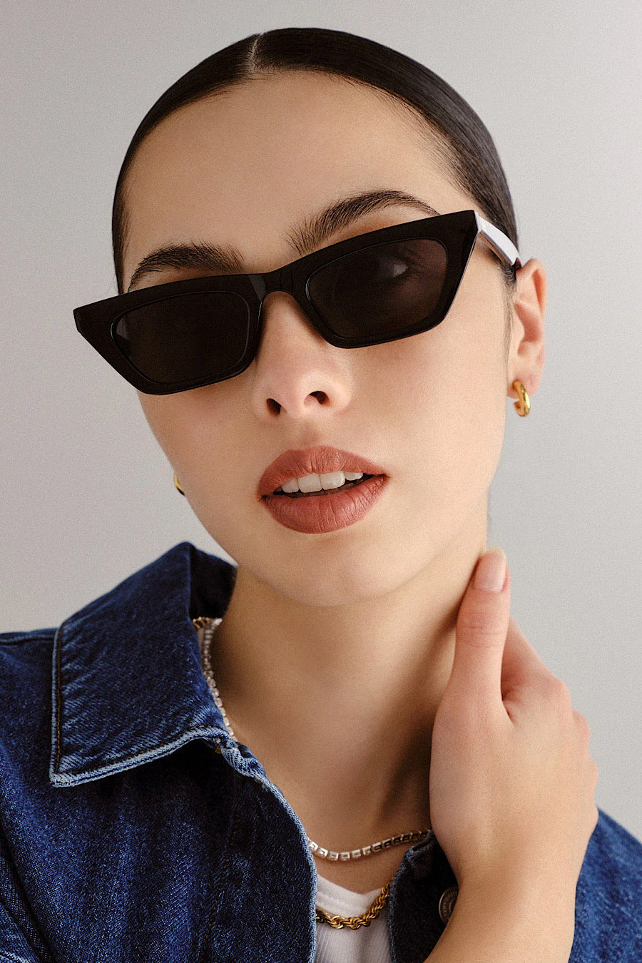 AIRE Polaris Cat Eye Sunglasses Black